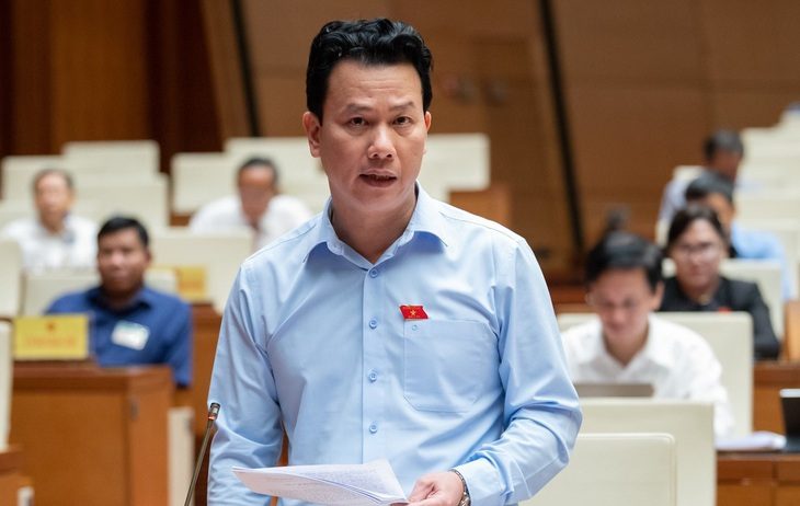 4 bộ trưởng, trưởng ngành sẽ 'đăng đàn' trả lời chất vấn ở Quốc hội- Ảnh 1. Bộ trưởng Bộ Tài nguyên và Môi trường Đặng Quốc Khánh - Ảnh: GIA HÂN