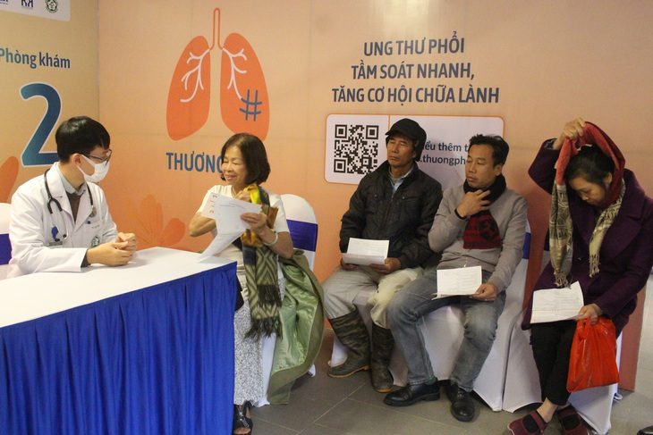 70% bệnh nhân ung thư phổi phát hiện ở giai đoạn muộn - Ảnh 1. 70% bệnh nhân ung thư phổi phát hiện ở giai đoạn muộn - Ảnh 1.