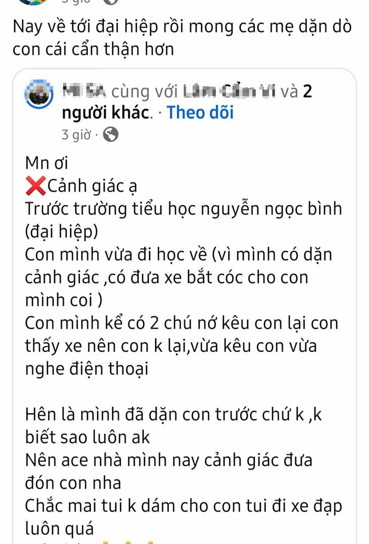 thong-tin-bat-coc-tre-em-truoc-cong-truong-o-quang-nam-la-sai-su-that-le-trung-2025-02-11-1739285455688998620439 Thông tin bắt cóc trẻ em trước cổng trường ở Quảng Nam là sai sự thật - Ảnh 1.